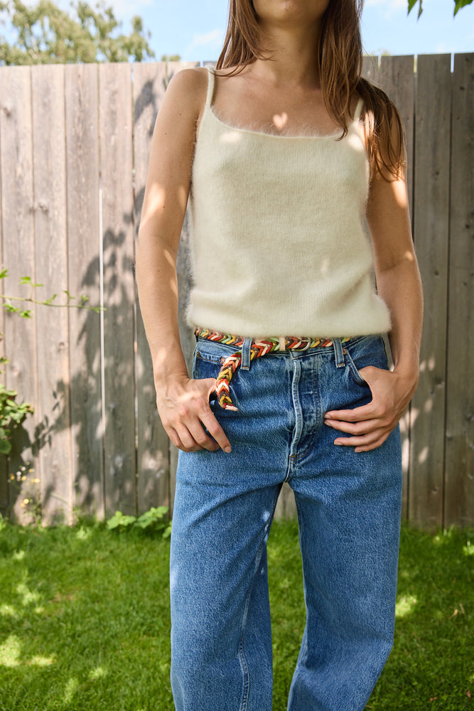 
                  
                    Brushed Cashmere Camisole Feather White
                  
                