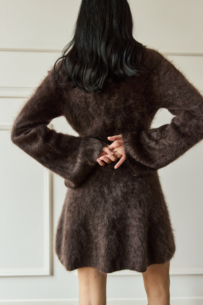 
                  
                    Brushed Cashmere Dress Chocolate
                  
                