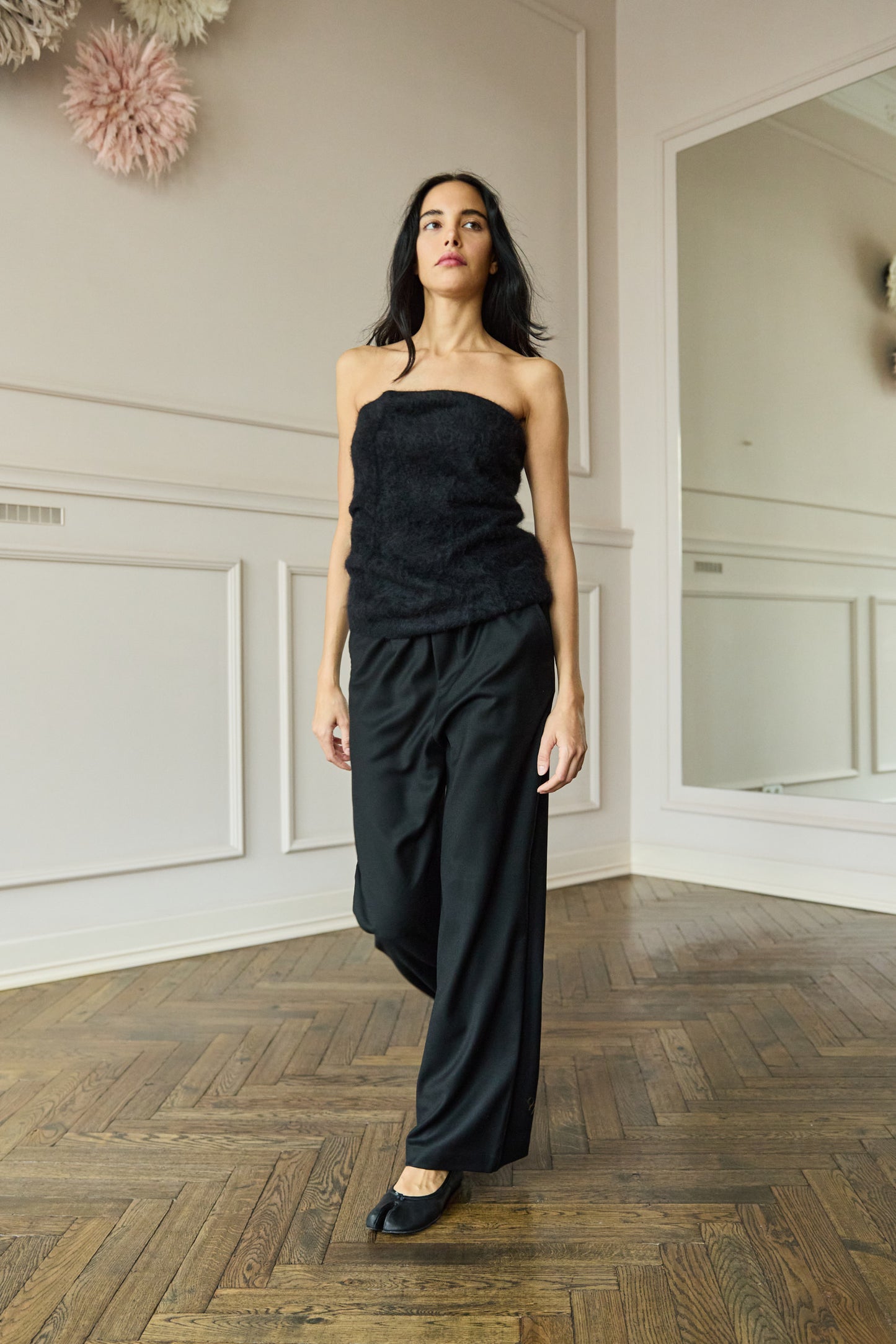 
                  
                    Brushed Cashmere Bustier
                  
                