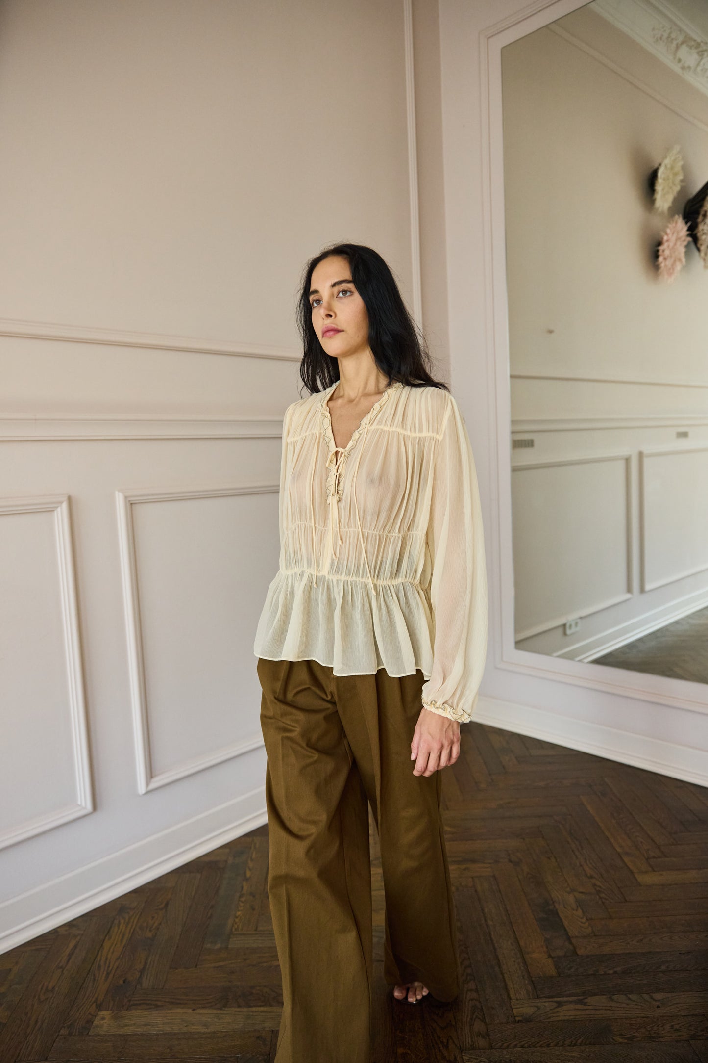
                  
                    Chantilly Robbie Blouse
                  
                