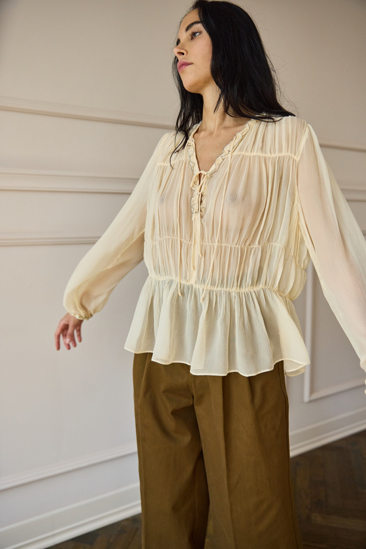 
                  
                    Chantilly Robbie Blouse
                  
                