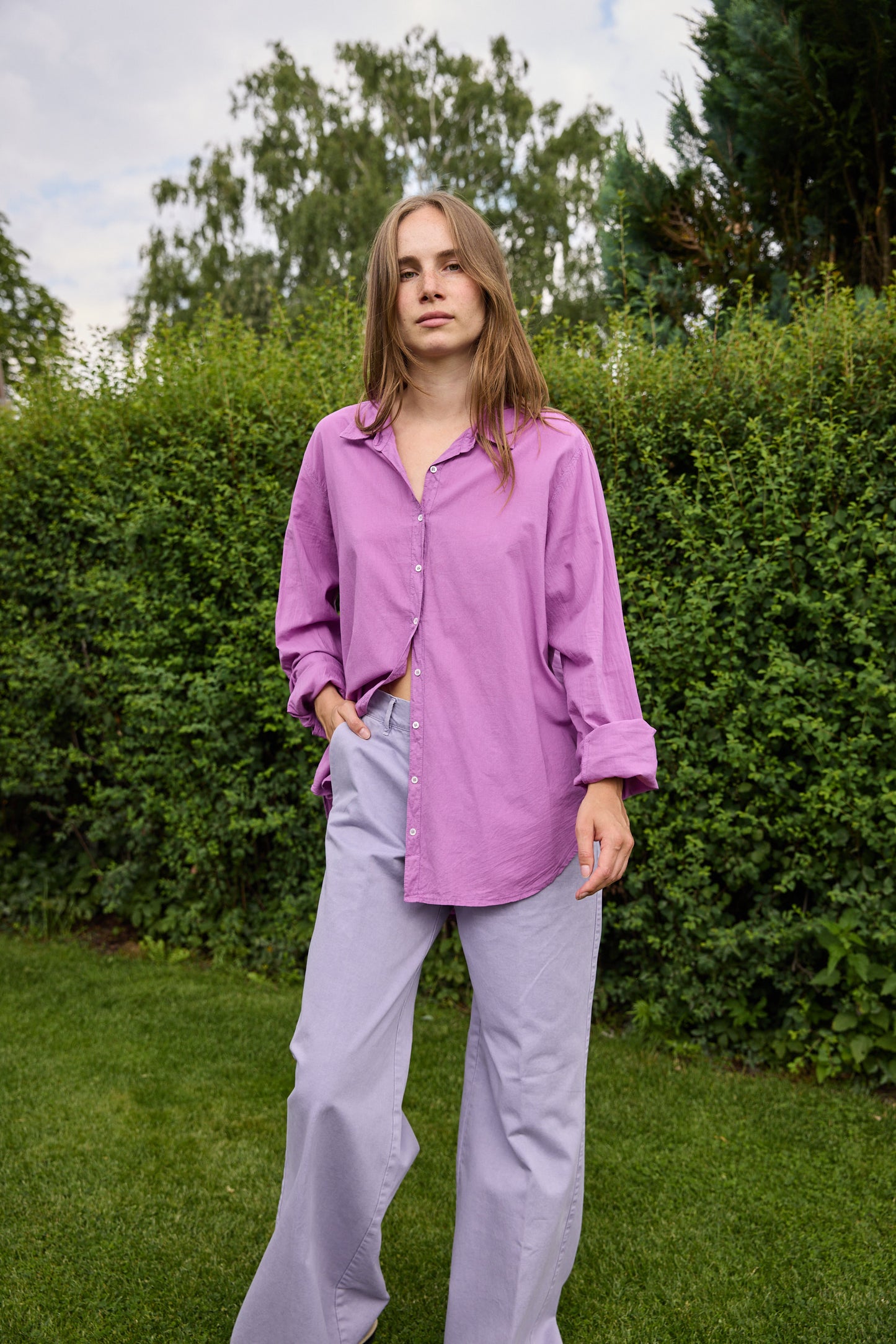 
                  
                    Xirena Beau Shirt Purple
                  
                