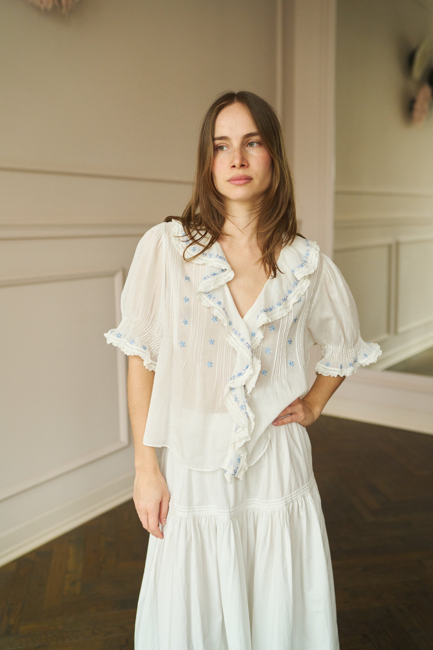 
                  
                    April First Berlin Doen Hettie Top in Salt
                  
                