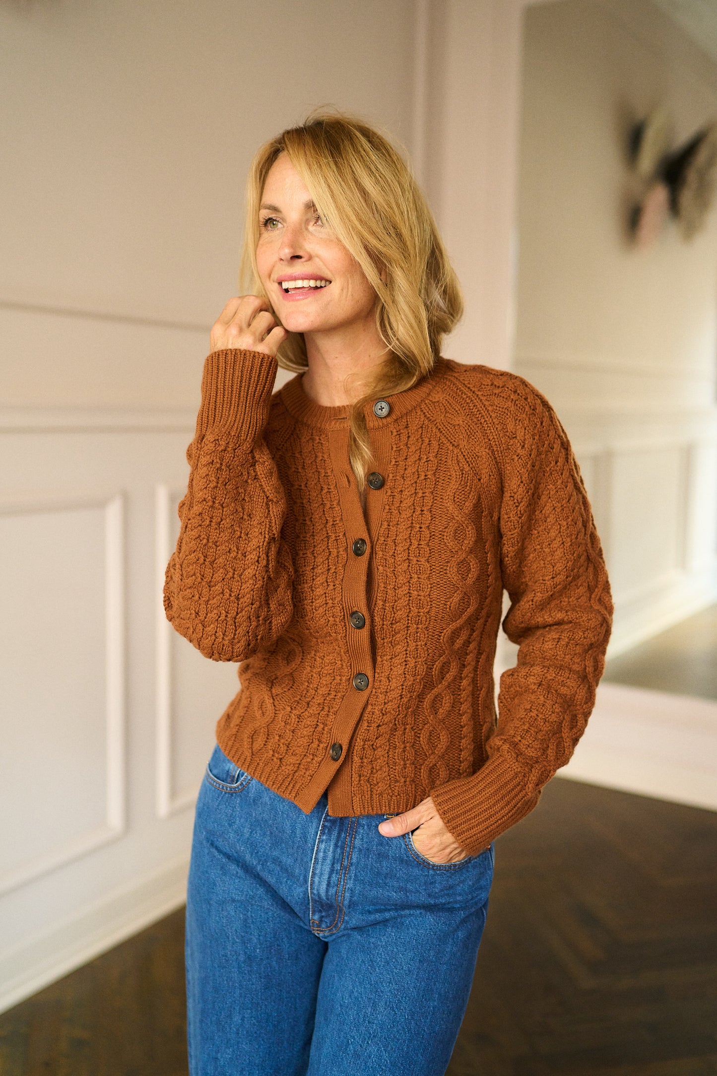 
                  
                    April_First_Berlin_Guest_in_Residence_Cable_Sculpted_Cardigan_Burnt_Sienna
                  
                