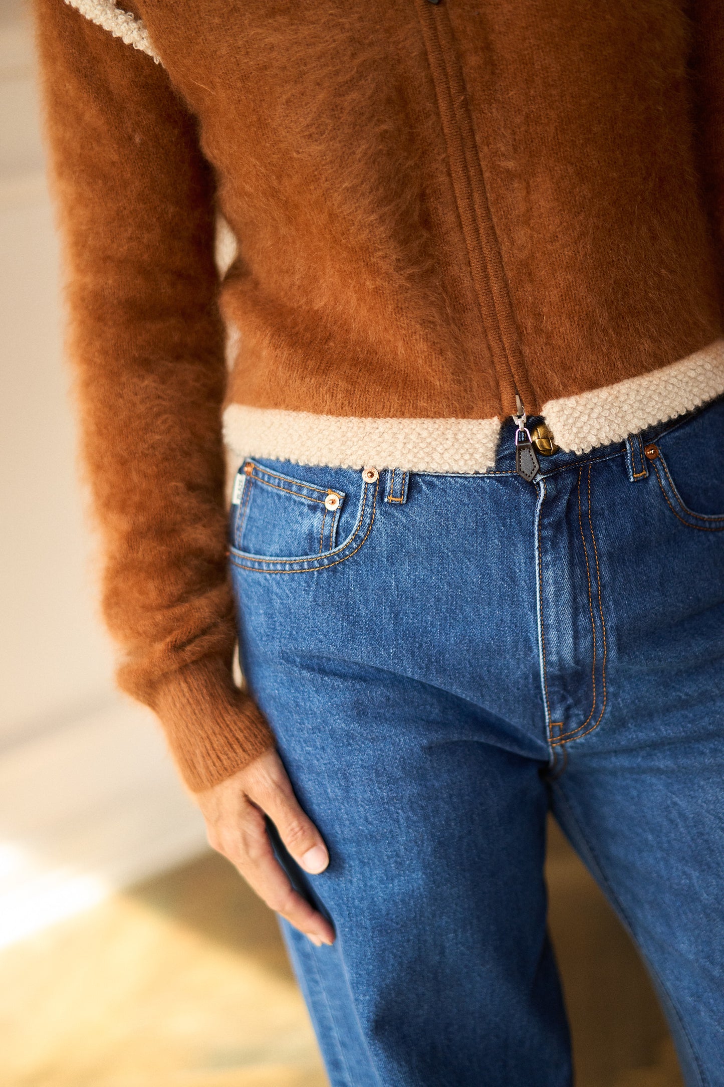 
                  
                    April First Berlin Guest in Residence Grizzly Frankie Jacket Burnt Sienna
                  
                