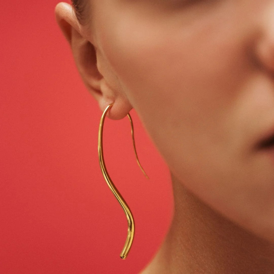 
                  
                    April First Berlin Heaven Mayhem Lenora Earrings Gold 
                  
                