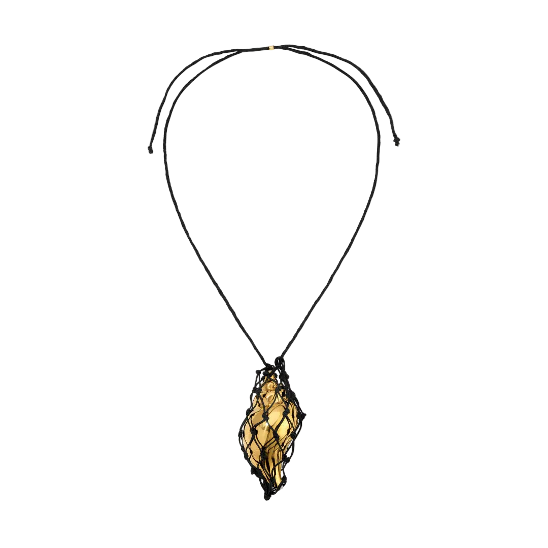 
                  
                    April First Berlin Heaven Mayhem Sterling Necklace Black/Gold 
                  
                