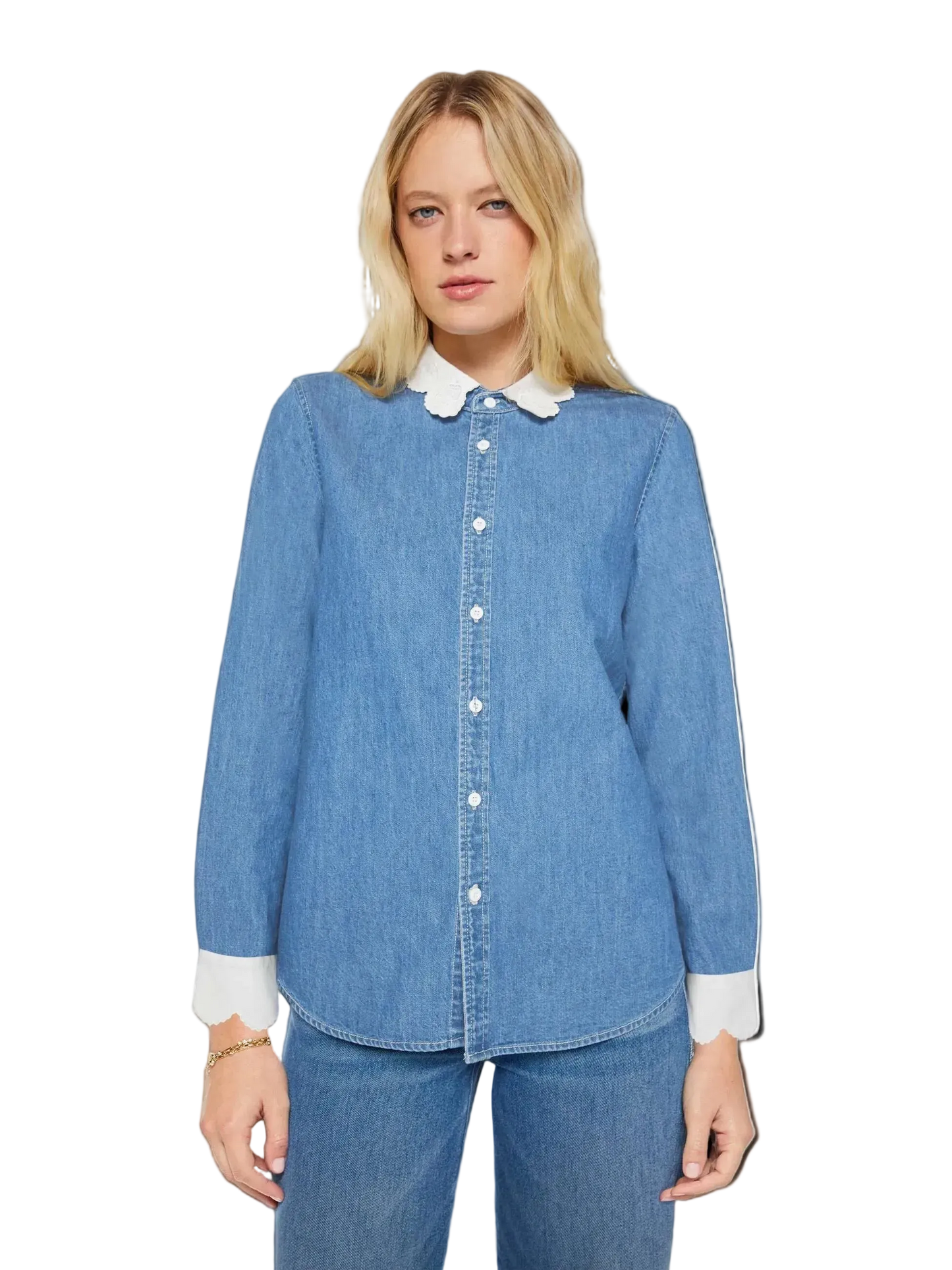 
                  
                    The Frilly Foxy Boxy Shirt
                  
                
