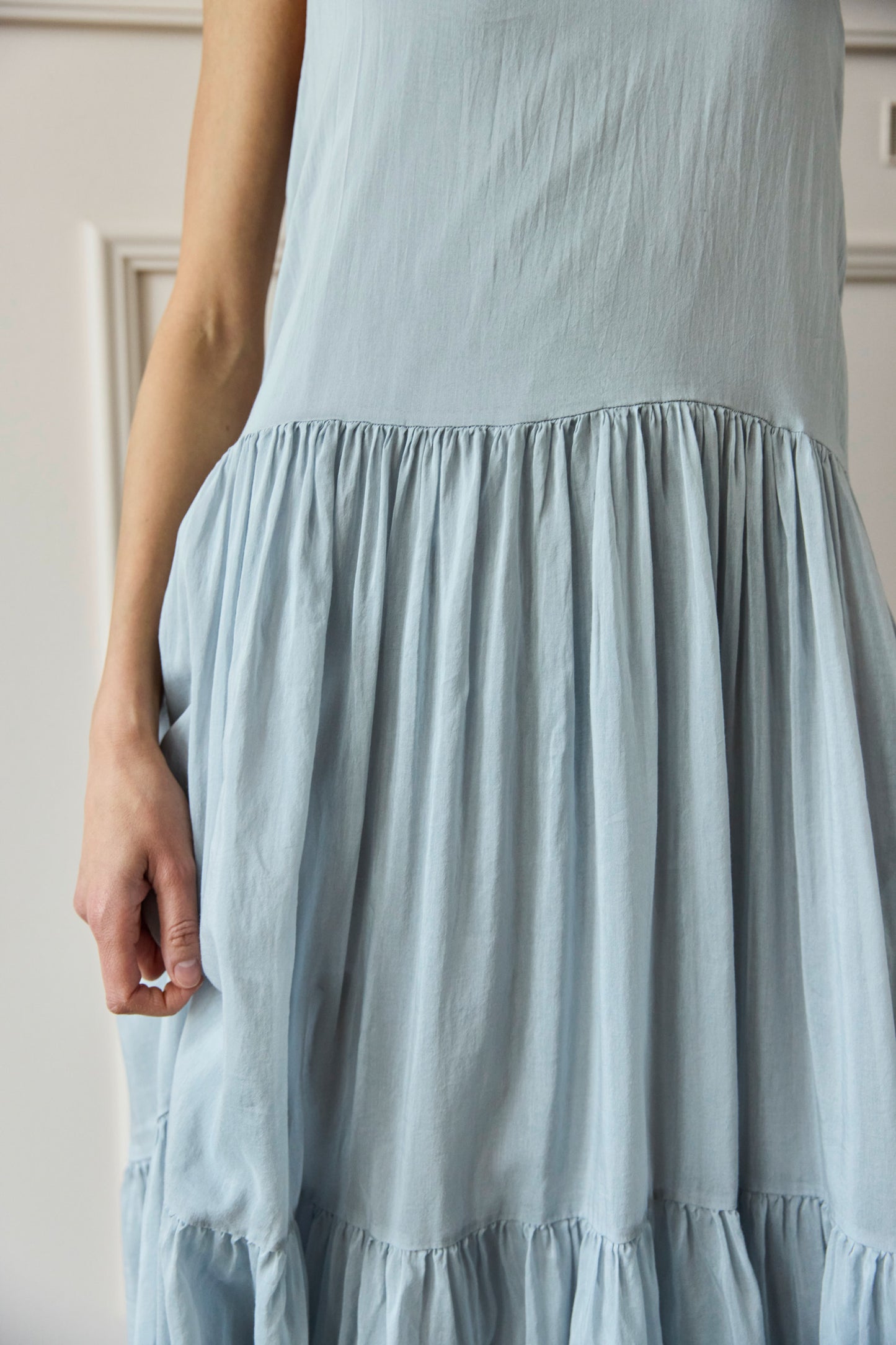 
                  
                    April First Berlin Roberto Collina Cotton Voile Dress Sky Blue
                  
                