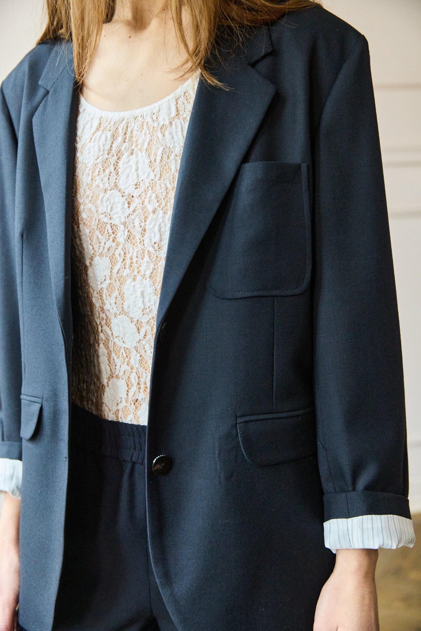 
                  
                    April First Berlin Roseanna Paris Gina Blazer Navy
                  
                