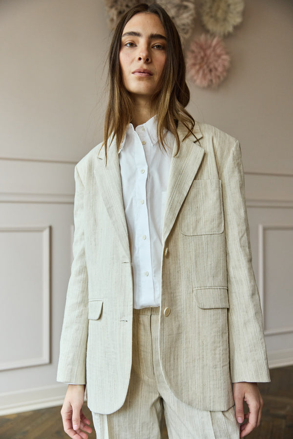 April First Berlin Roseanna Paris Rodeo Blazer Beige