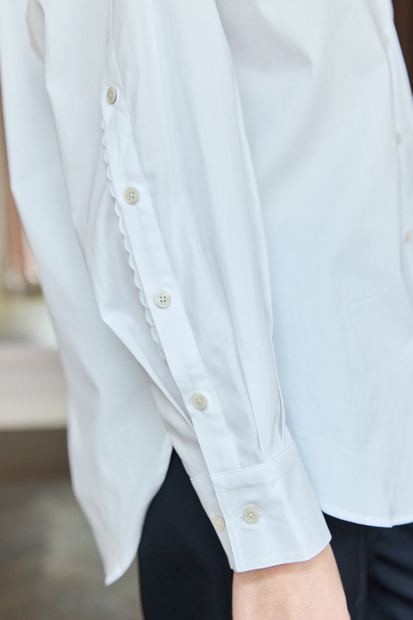 April First Berlin Roseanna Paris Scallop White Shirt