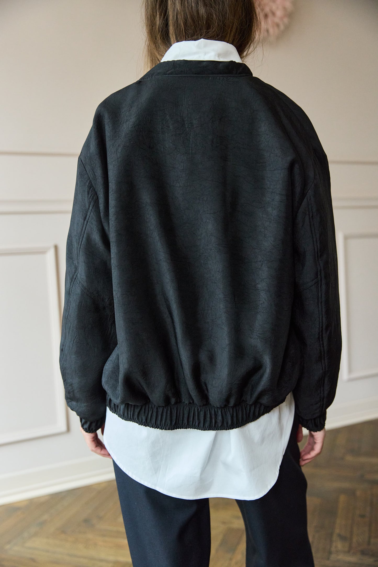 April First Berlin Roseanna Paris Teddy Bomber Jacket Black