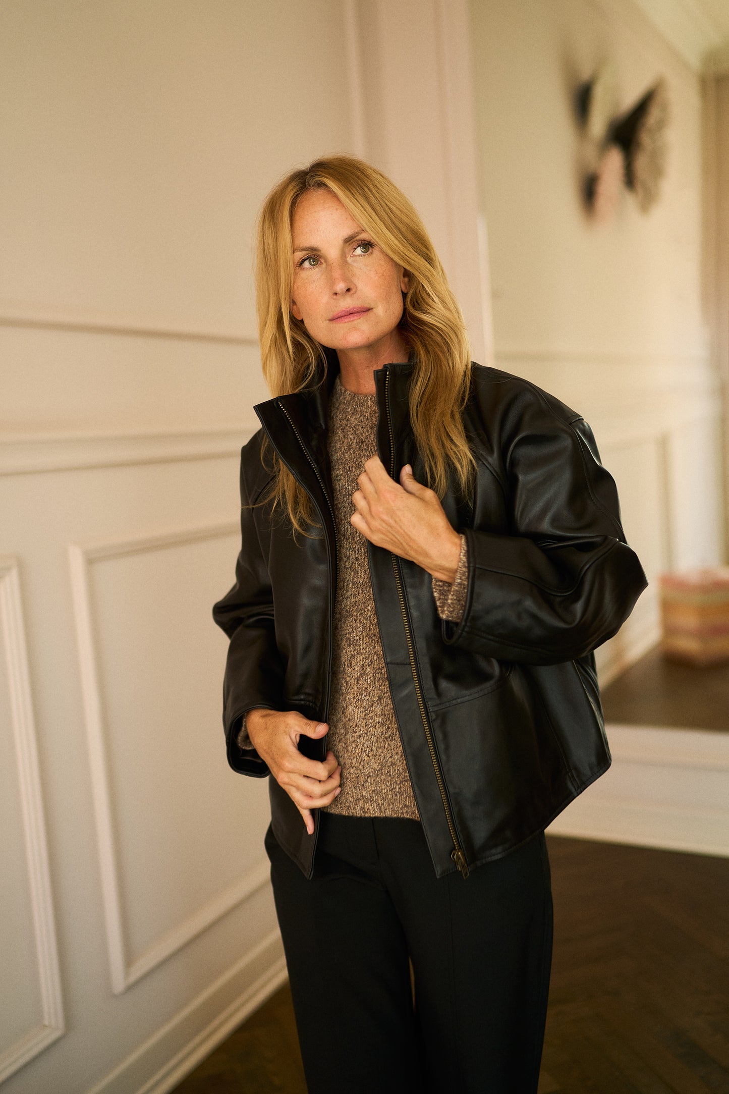 
                  
                    April First Berlin Soeur Gamma Leather Jacket Black
                  
                