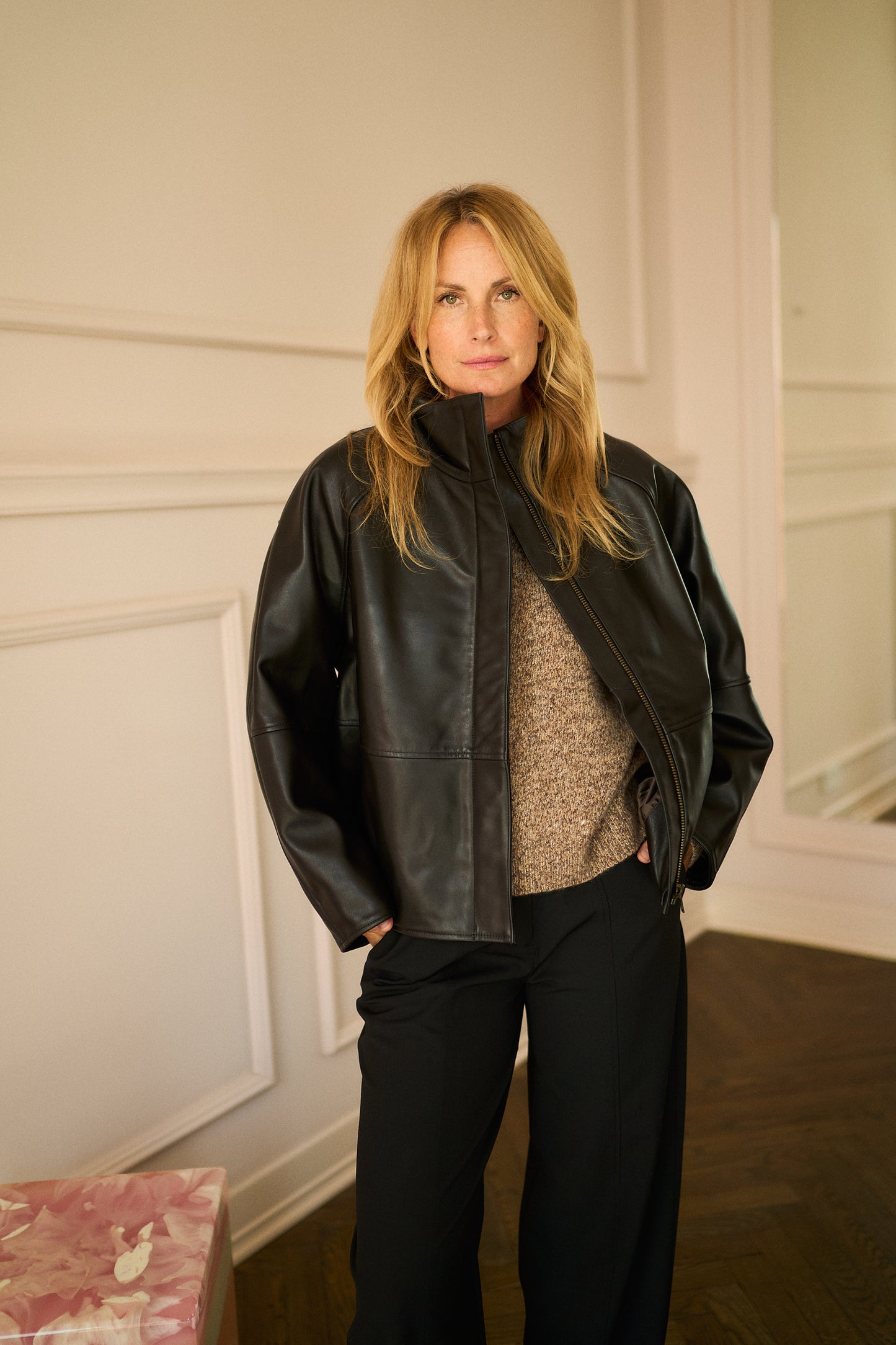 
                  
                    April First Berlin Soeur Gamma Leather Jacket Black
                  
                