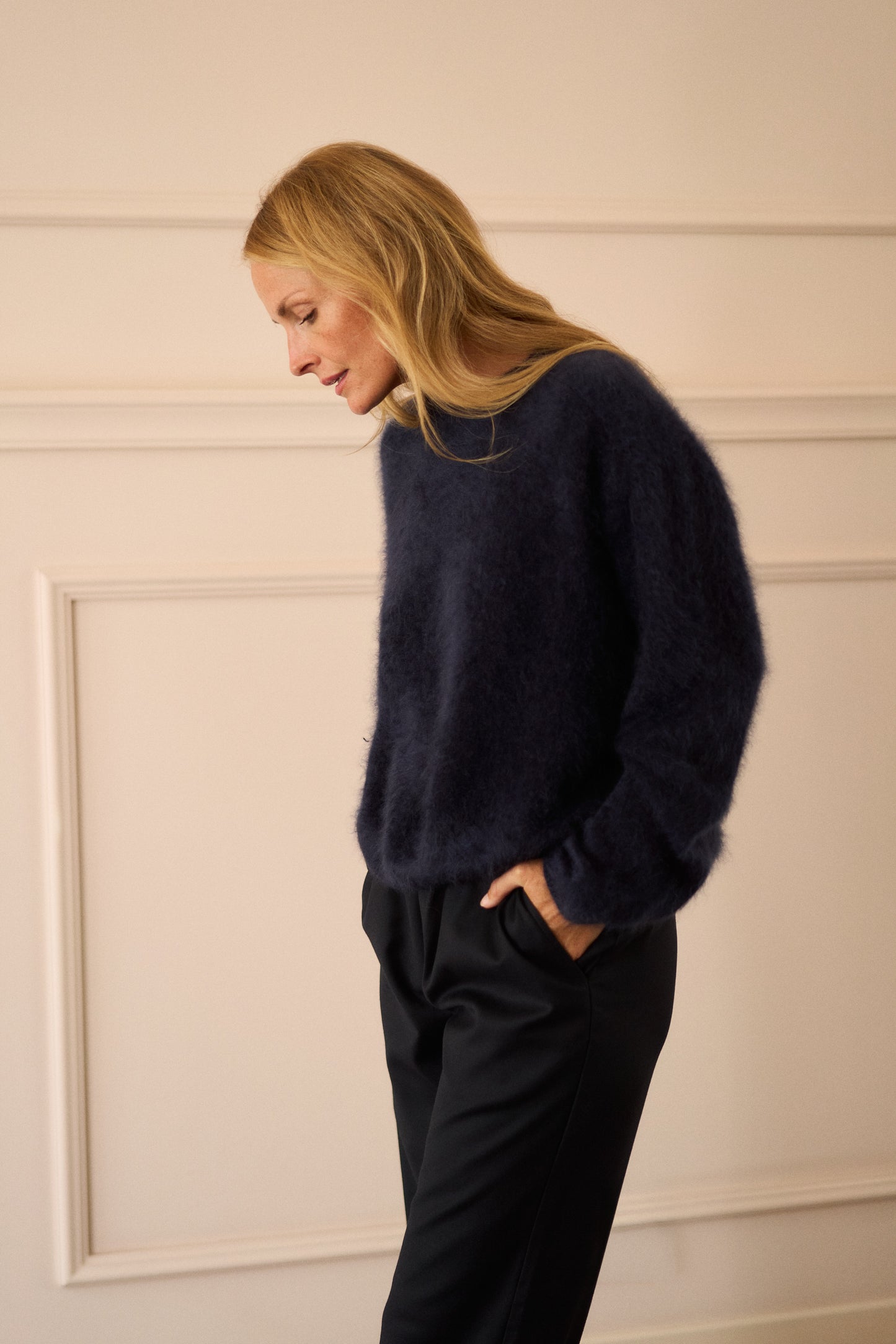 
                  
                    April First Berlin Soft Goat Brushed Crewneck NavyApril First Berlin Soft Goat Brushed Crewneck Navy
                  
                