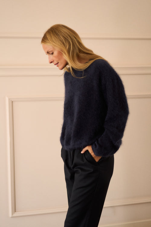 Brushed Cashmere Navy