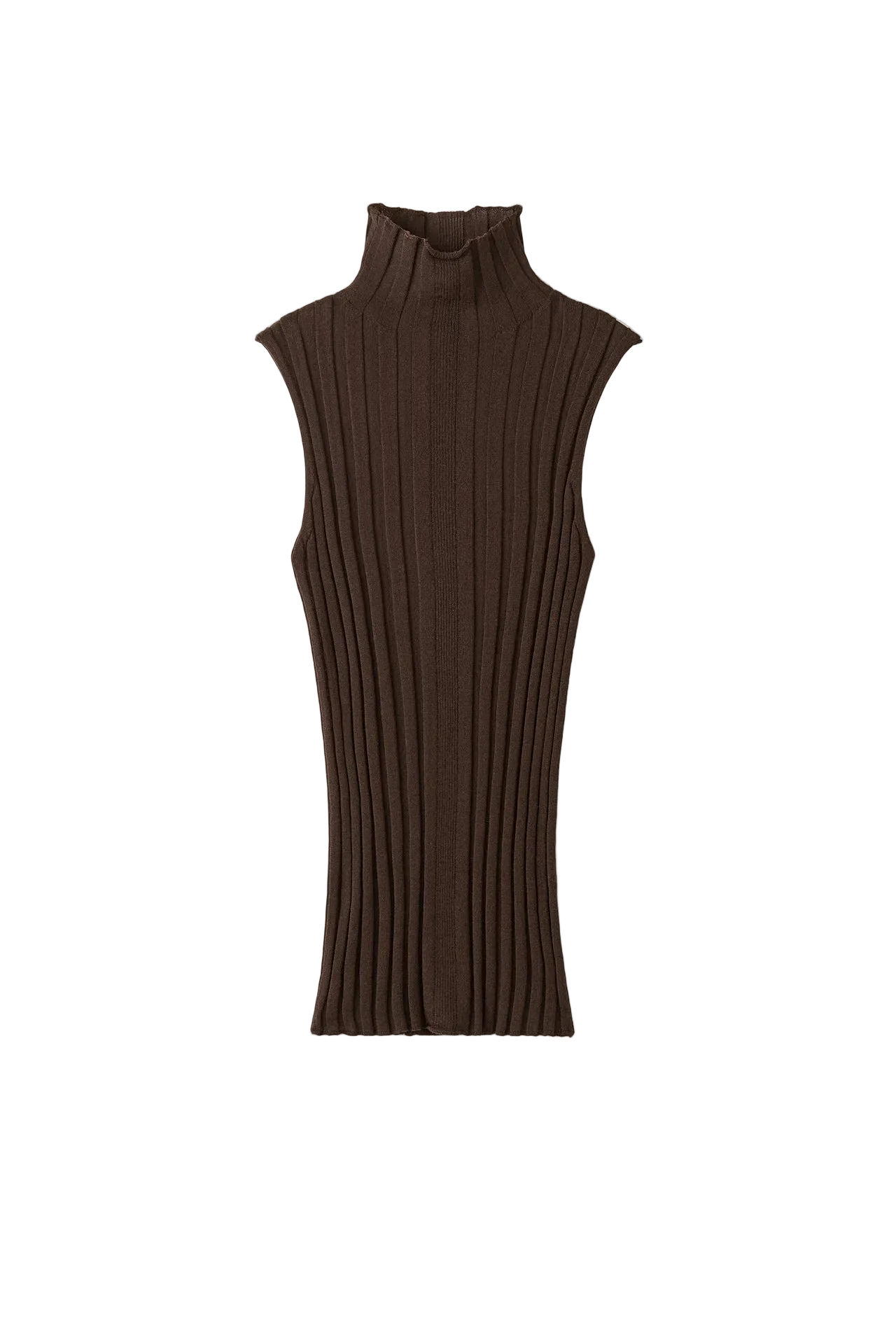 
                  
                    April First Berlin Soft Goat Featherlight Turtleneck Singlet Mocha
                  
                