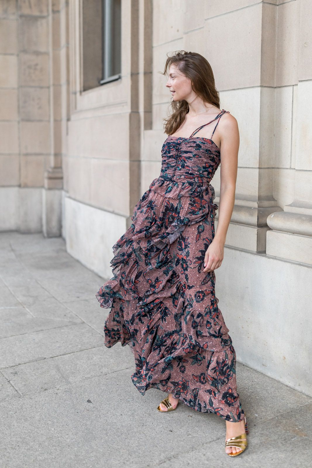 
                  
                    April First Berlin Ulla Johnson Aveline Gown Dress Coral
                  
                