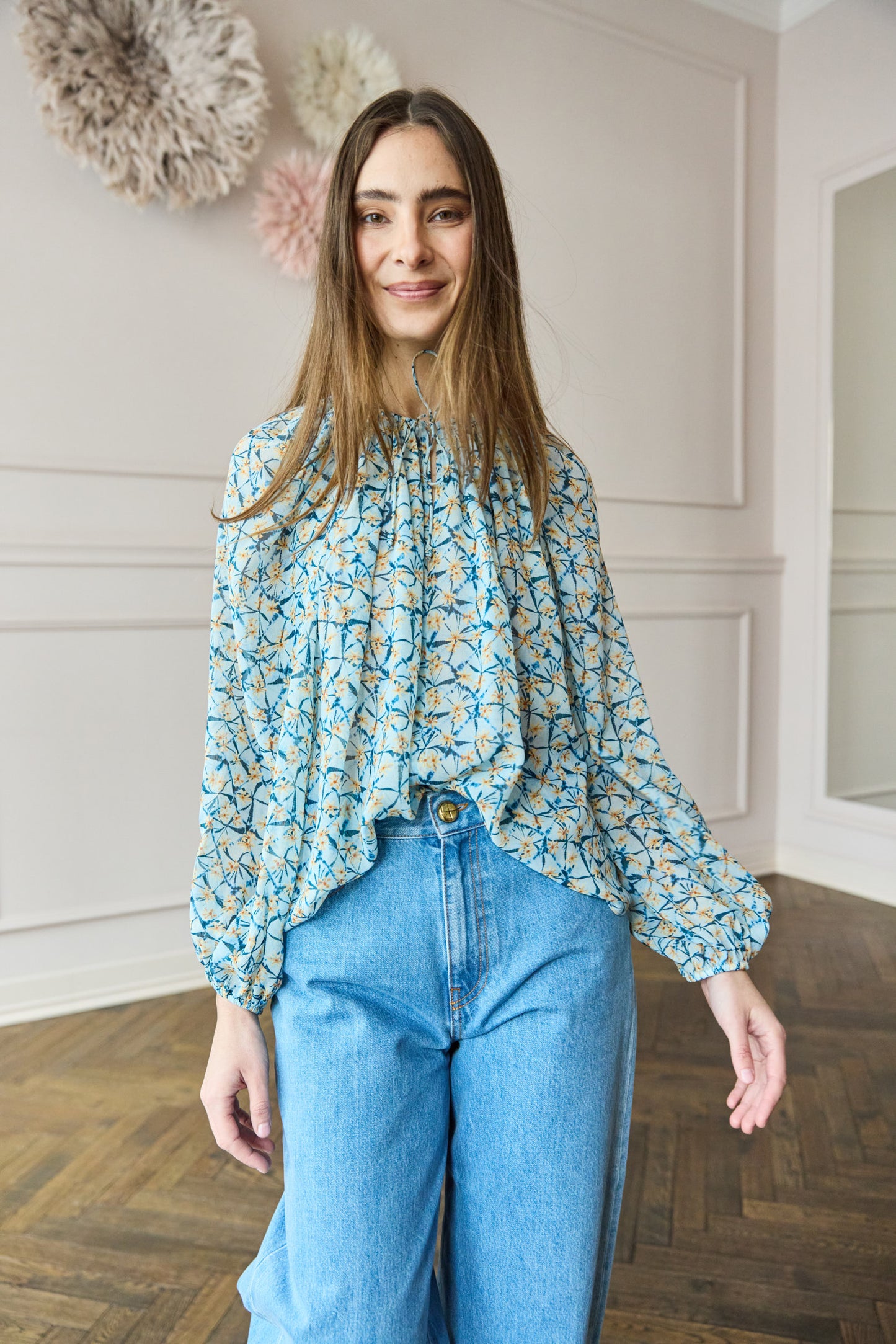April First Berlin Ulla Johnson Sadia Silk Blouse 