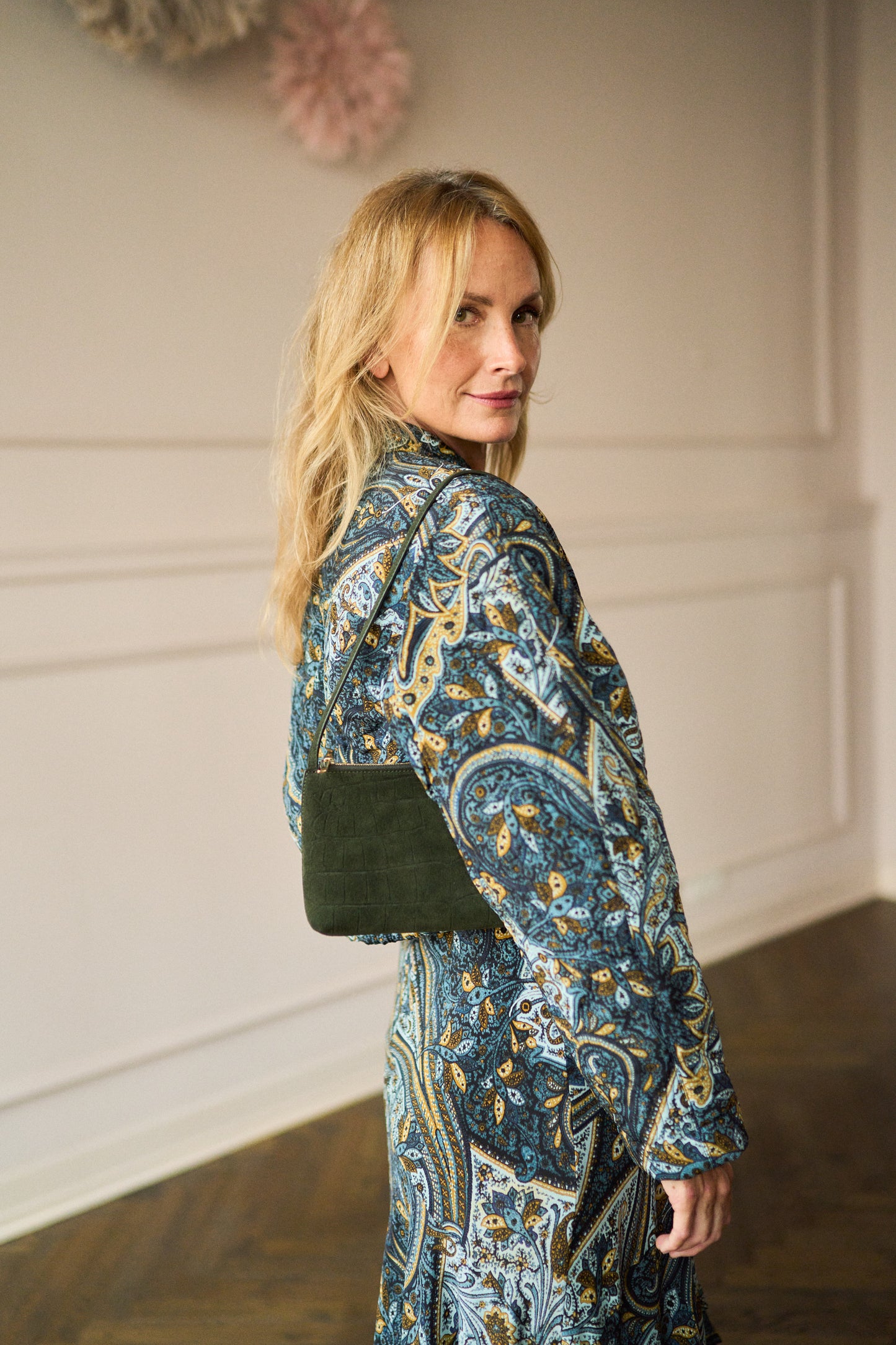 
                  
                    April First Berlin Ulla Johnson Yara Silk Jacket Prussian Blue
                  
                