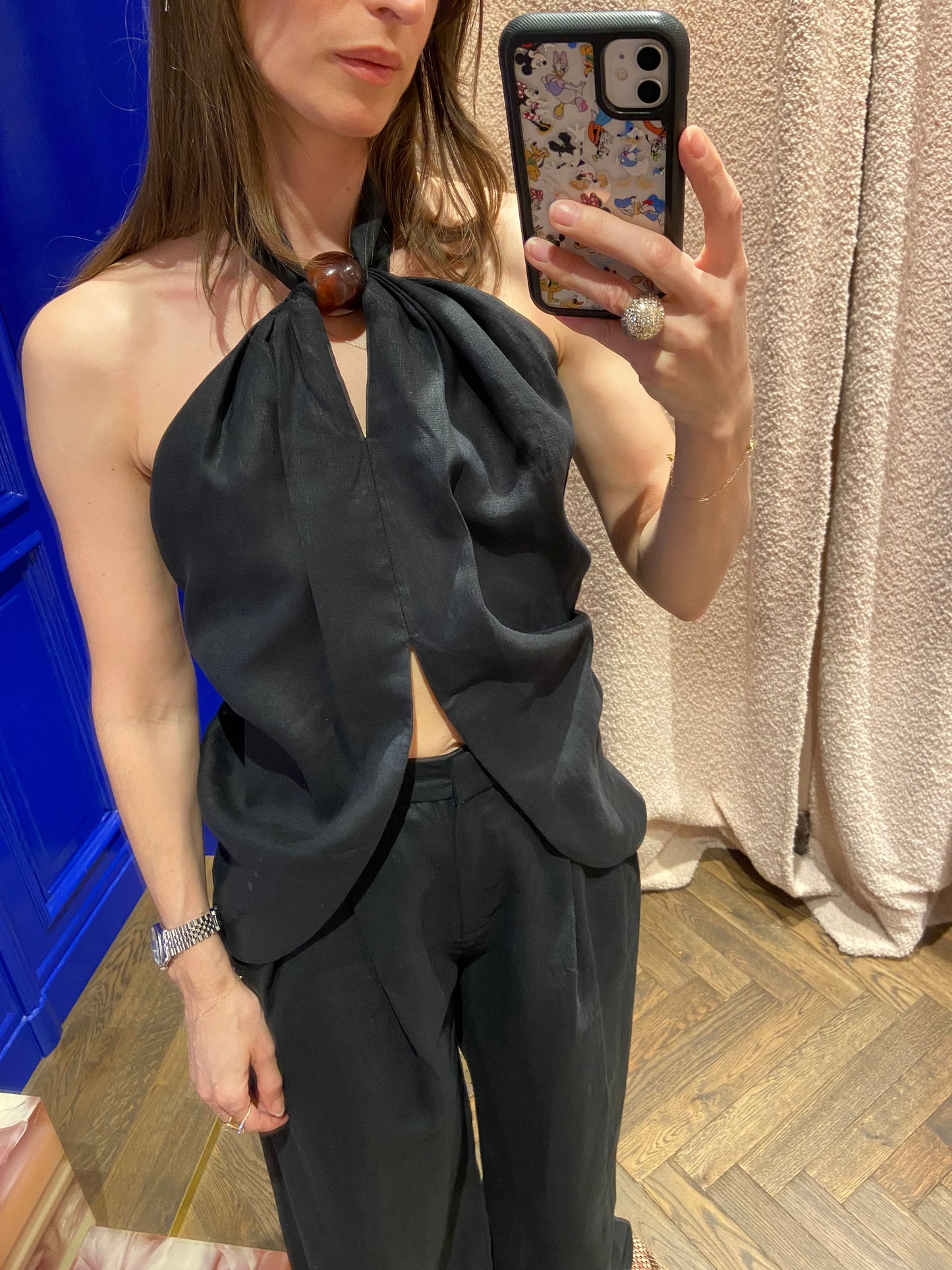 
                  
                    Biba Linen Top Black
                  
                