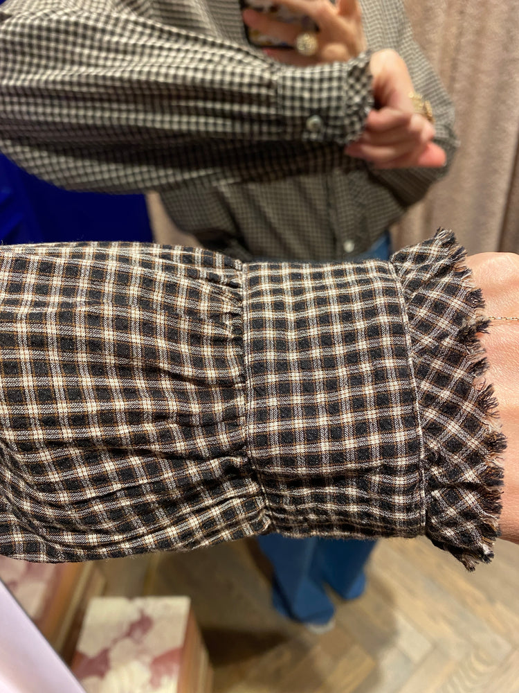 
                  
                    Amelie Shirt Black Check
                  
                