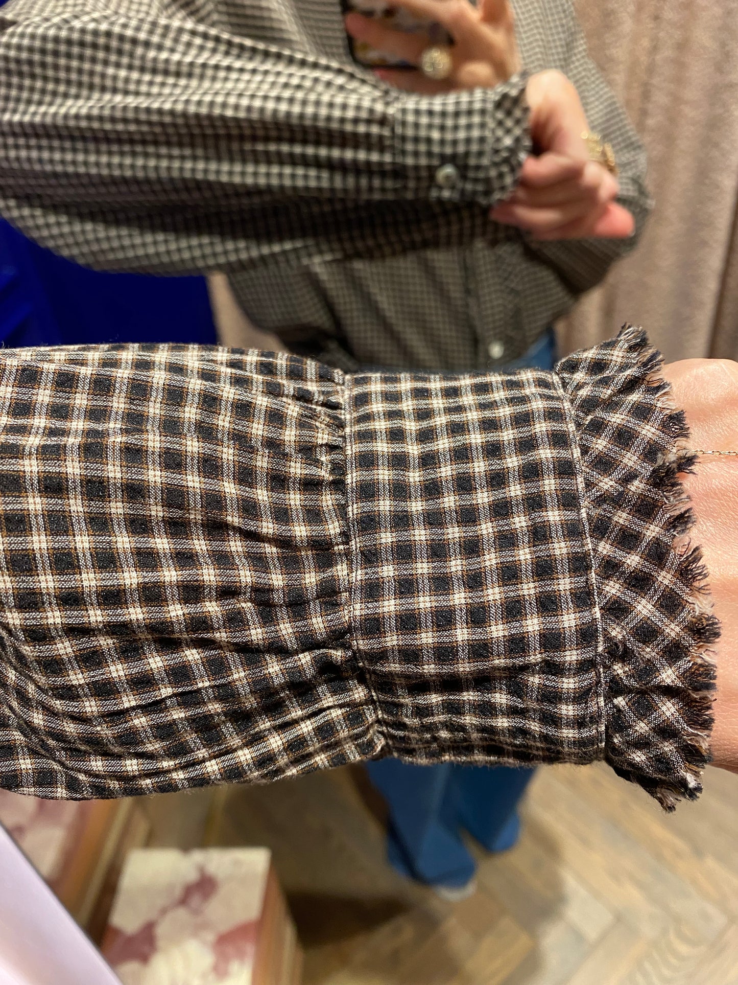 
                  
                    Amelie Shirt Black Check
                  
                