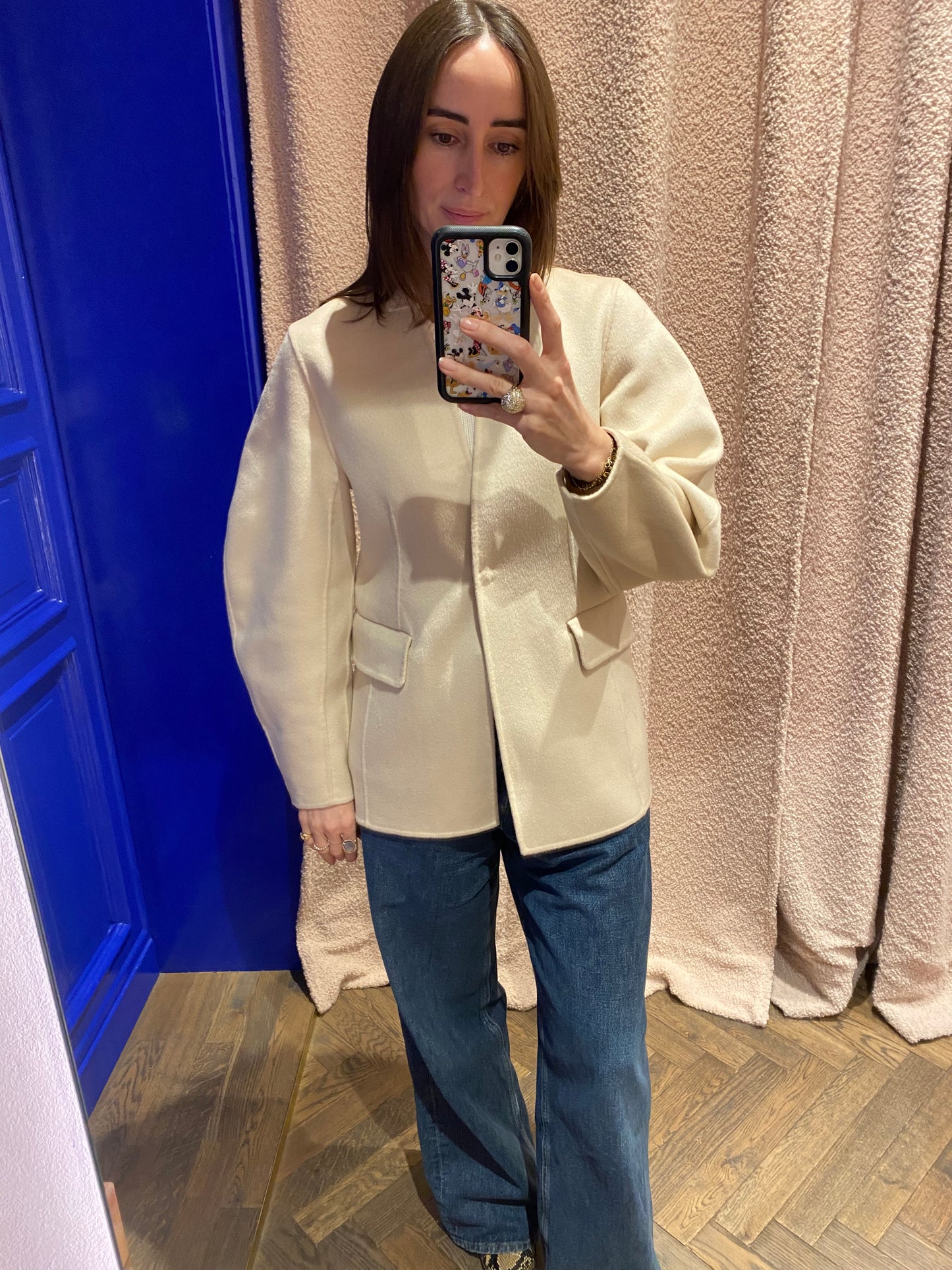 
                  
                    Double Face Blazer Creme
                  
                
