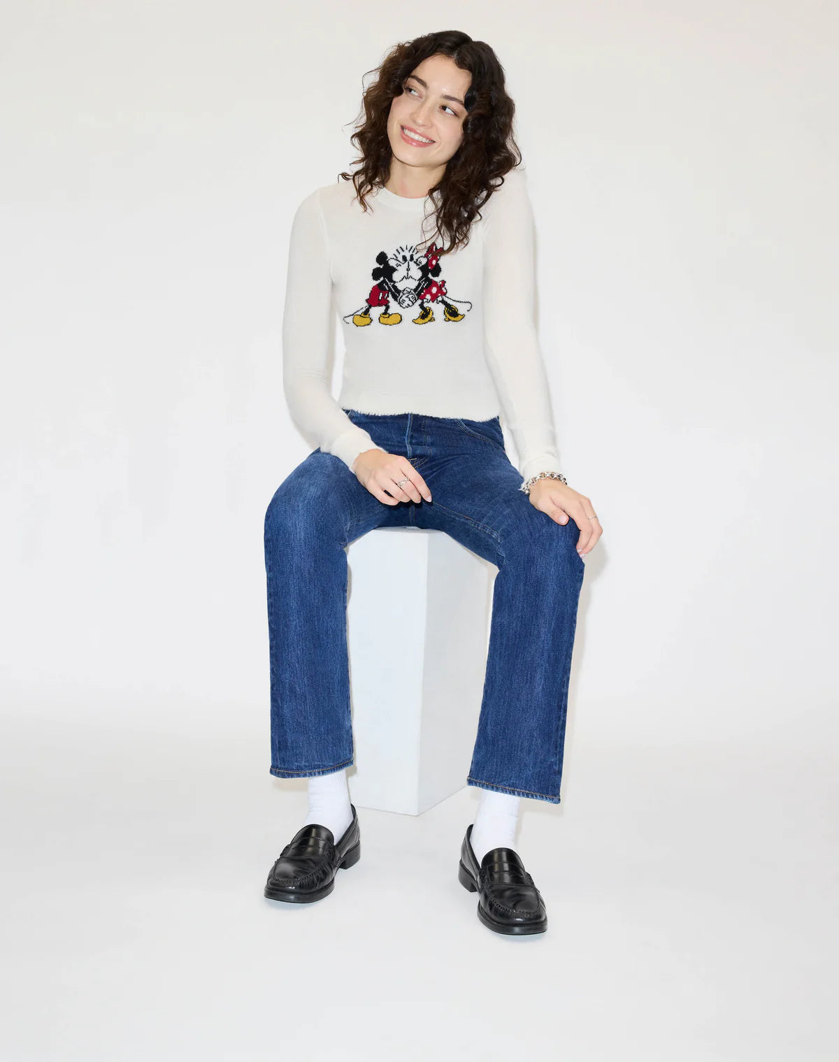 
                  
                    Mickey Mouse Cashmere Crewneck
                  
                
