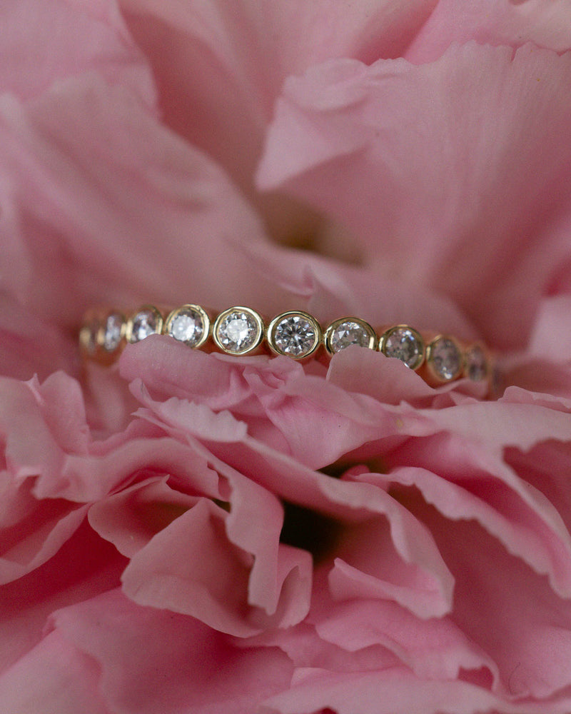 
                  
                    Made to Order | April First 14k Gold Bezel Ombre Ring
                  
                