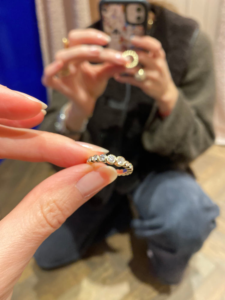 
                  
                    Made to Order | April First 14k Gold Bezel Ombre Ring
                  
                