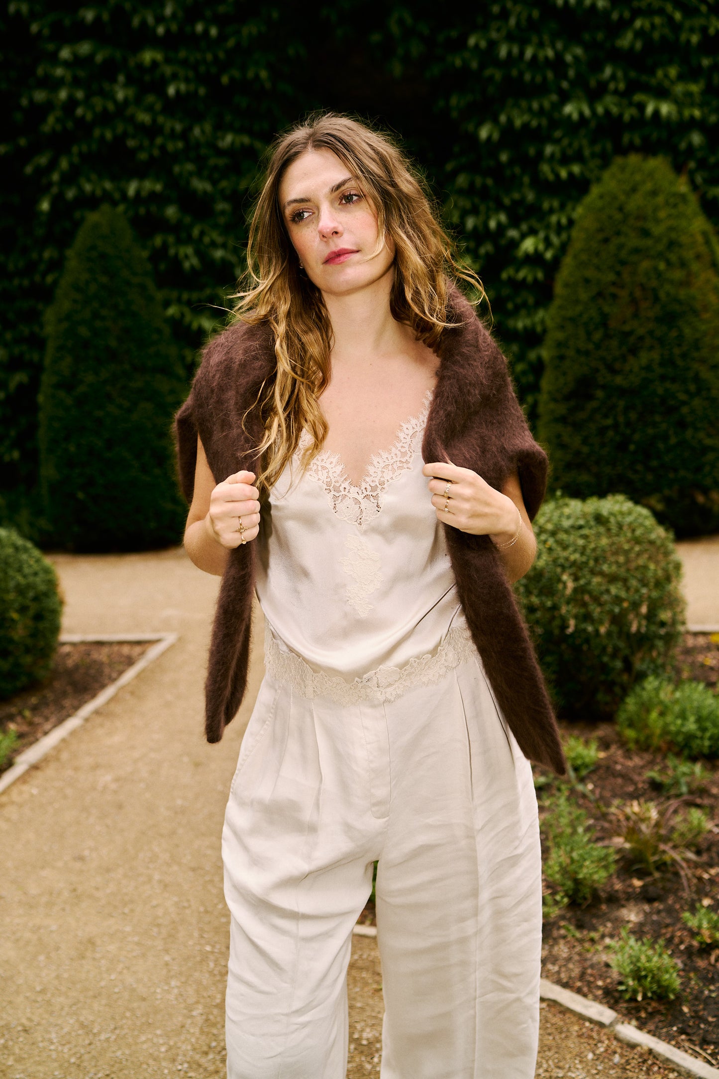 
                  
                    Brushed Cashmere Knit Chocolate
                  
                