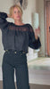 April First Berlin Ulla Johnson Bess Silk Blouse Noir