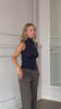 April First Berlin Soft Goat Featherlight Turtleneck Singlet Mocha