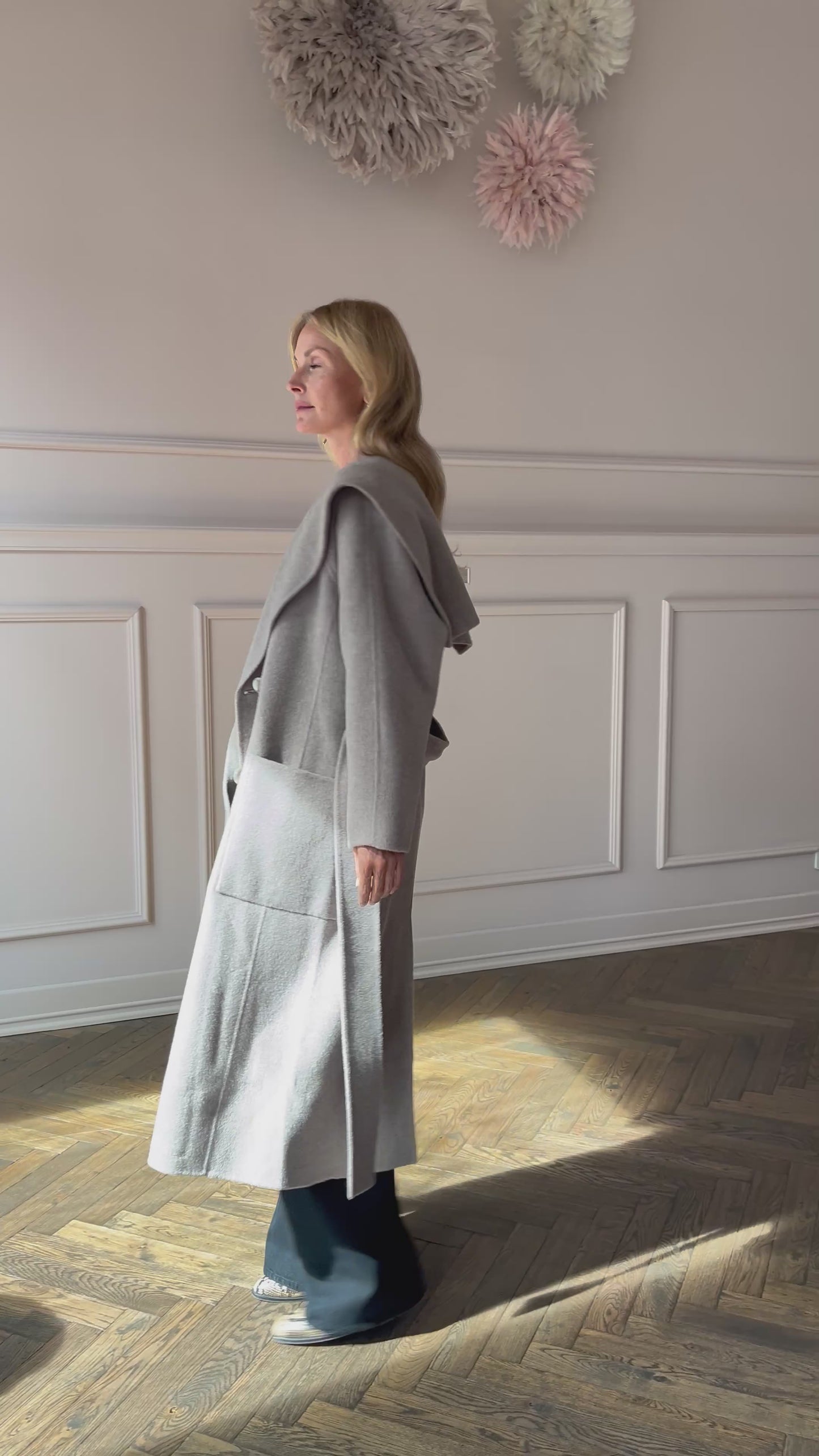 
                  
                    Load and play video in Gallery viewer, April First Berlin Ulla Johnson Rory Wool Coat
                  
                