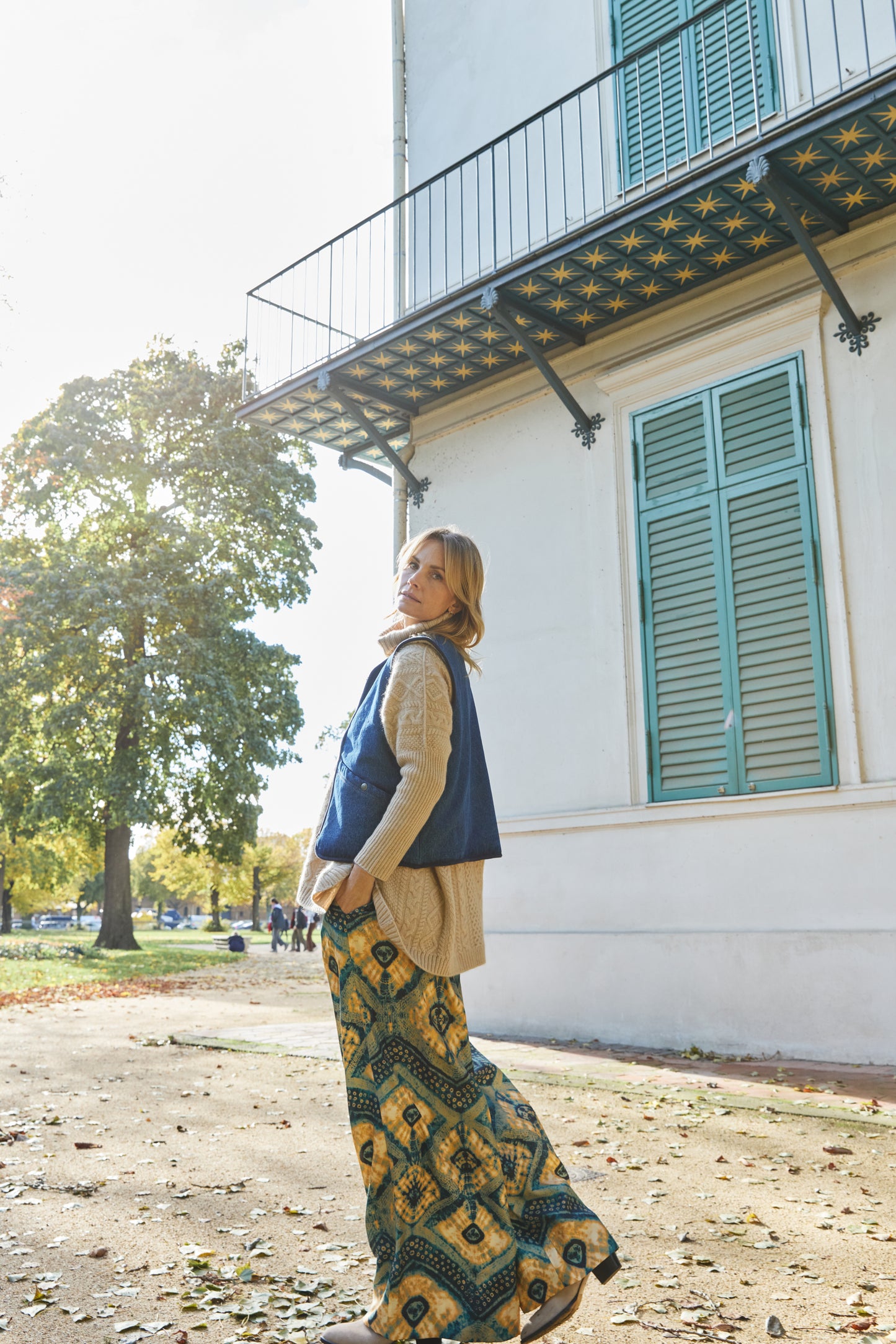 
                  
                    April First Berlin Ulla Johnson Clemence Pants Constellation Kujten Poncho Tami Oatmeal
                  
                