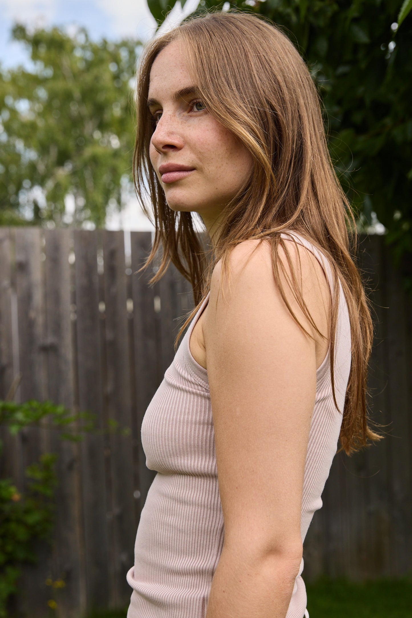 
                  
                    Agolde Poppy Rib Tank Rose
                  
                