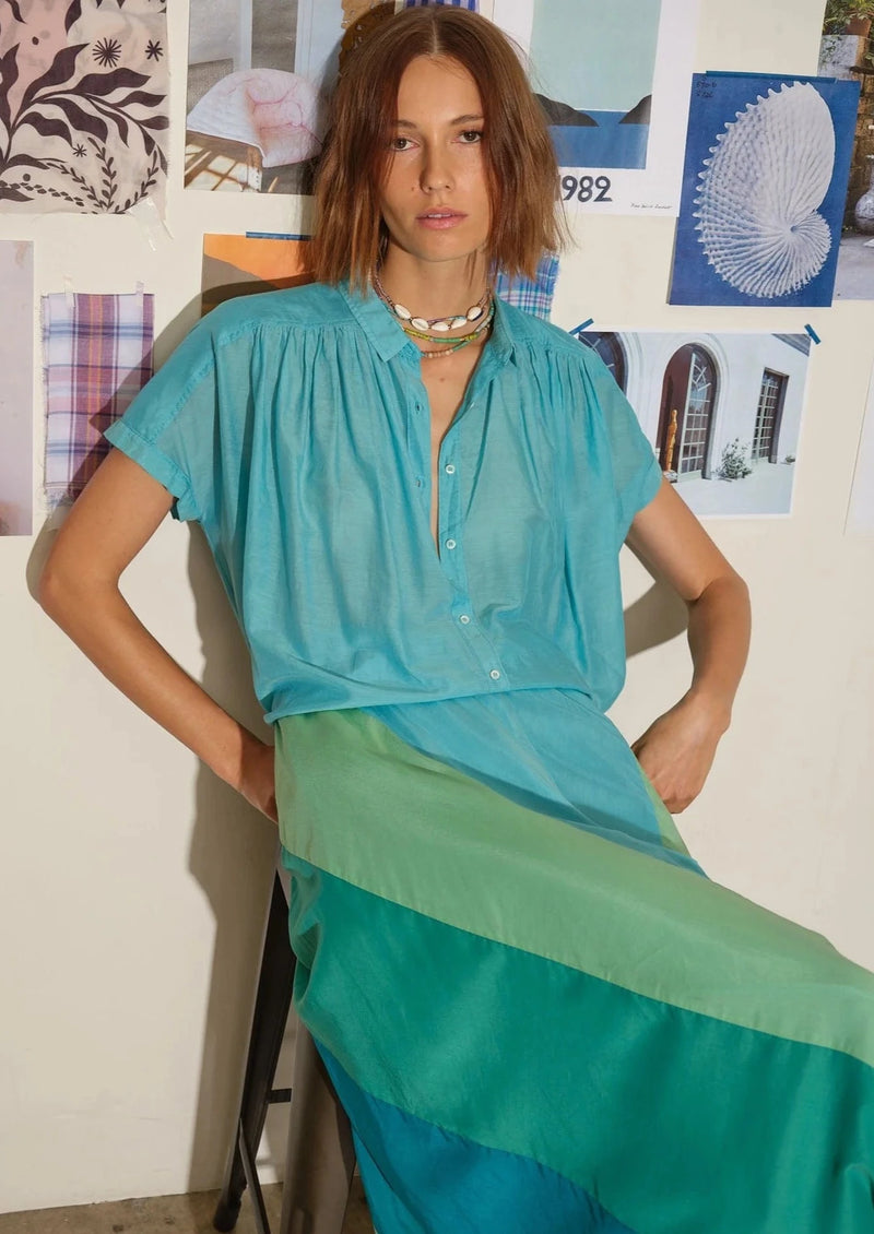 Xirena Paxton Shirt Balboa Blue